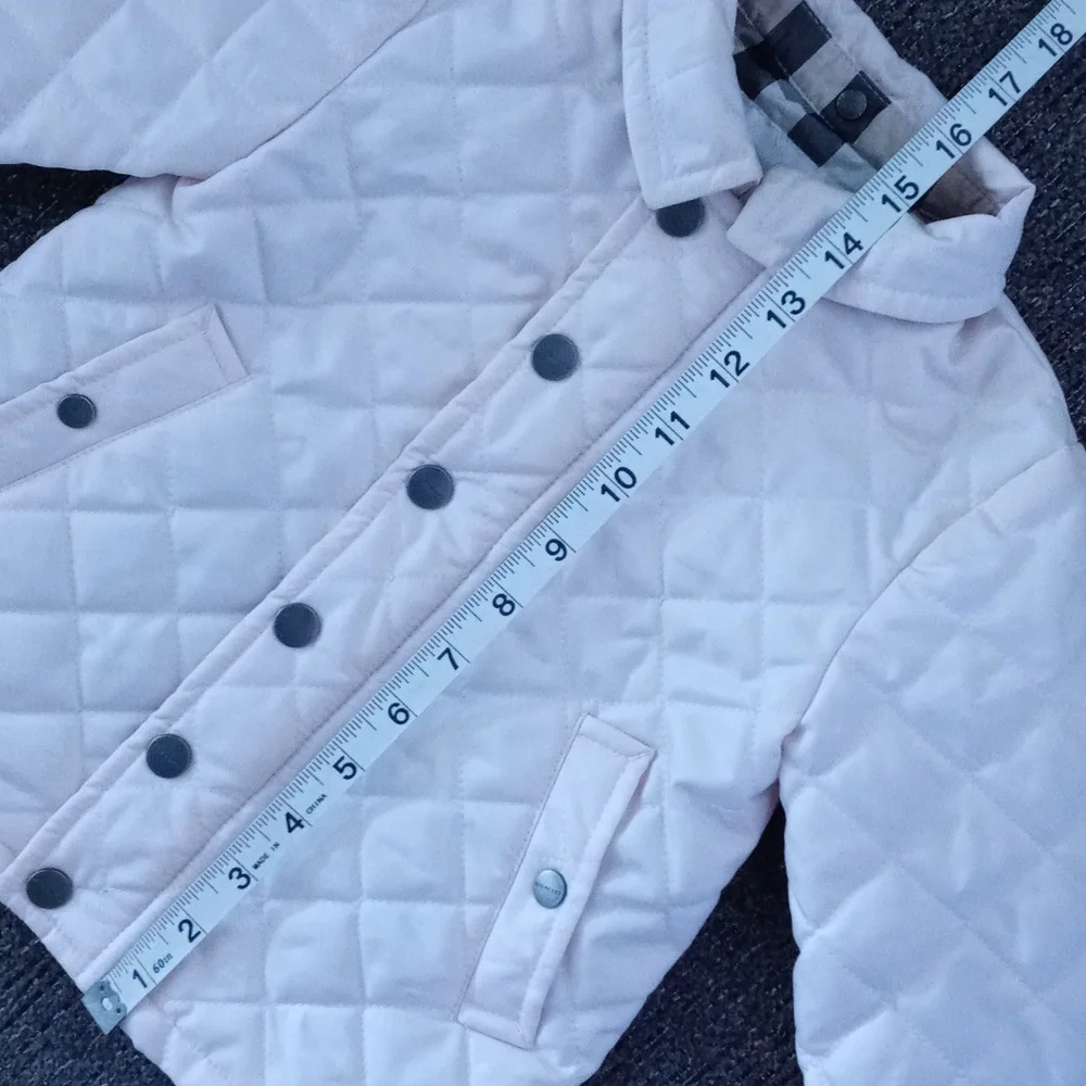 ❄️Burberry❄️ - Ice Pink Quilted Jacket w/Hood